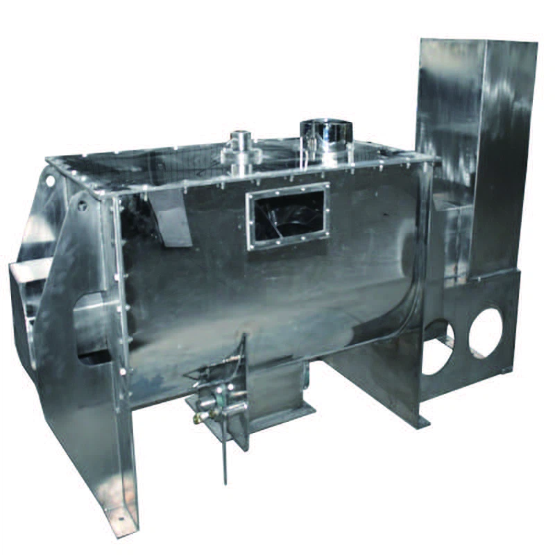 Horizontal ribbon mixer